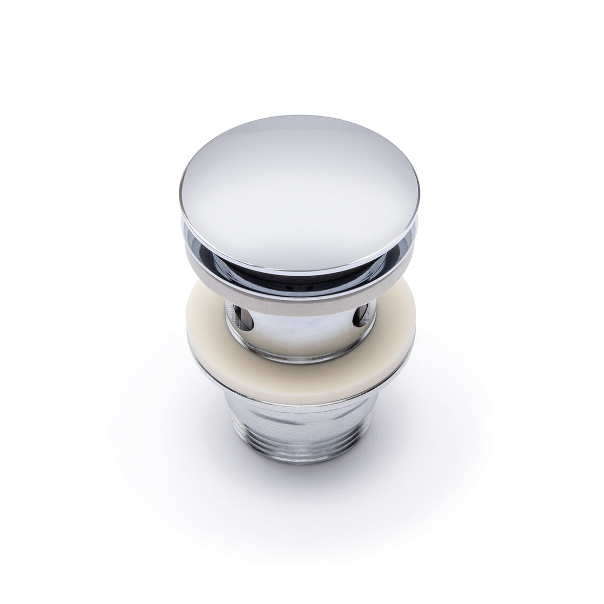 8573425 PUM Bottenventil med bräddavlopp G32, krom