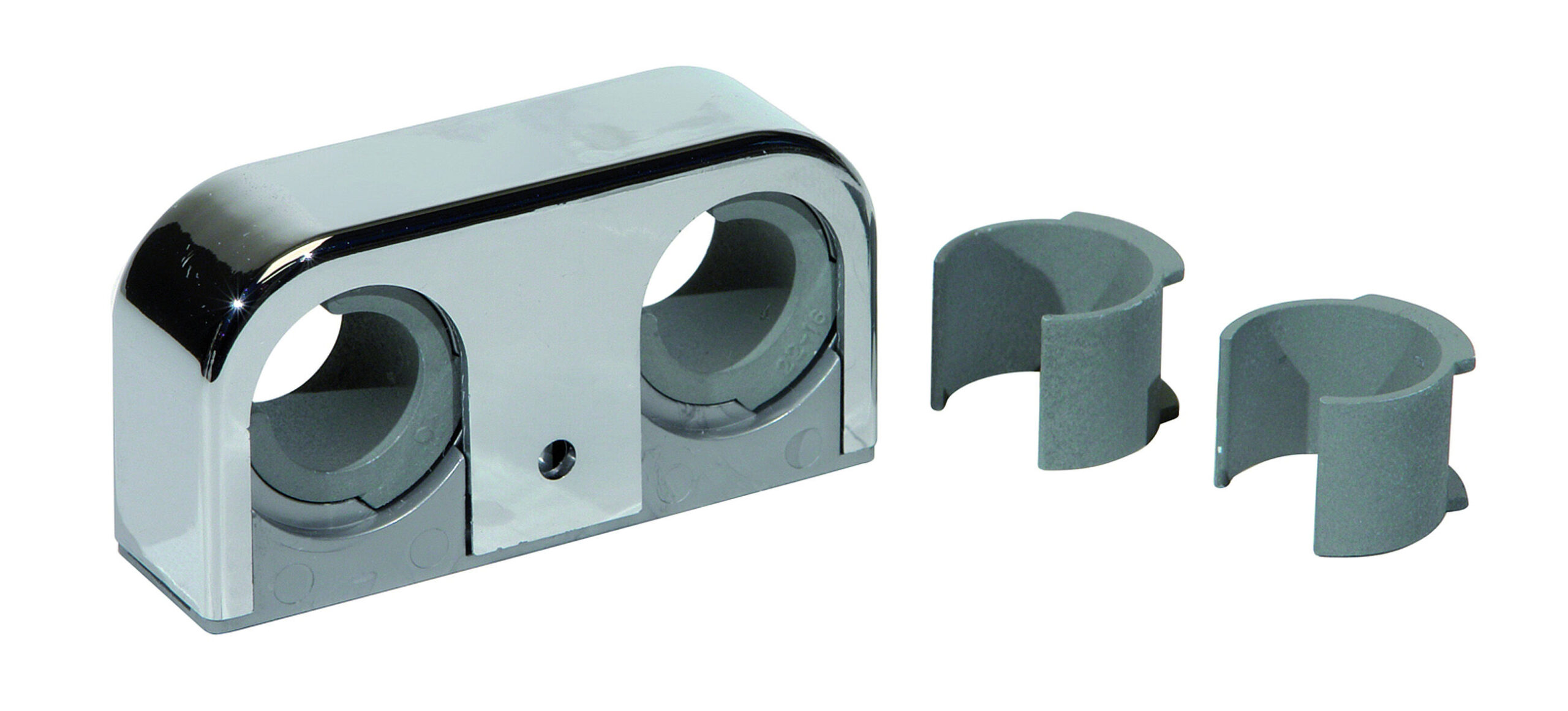 Rørbærer ALUPEX cc40 Ø16/20/22 forkromet