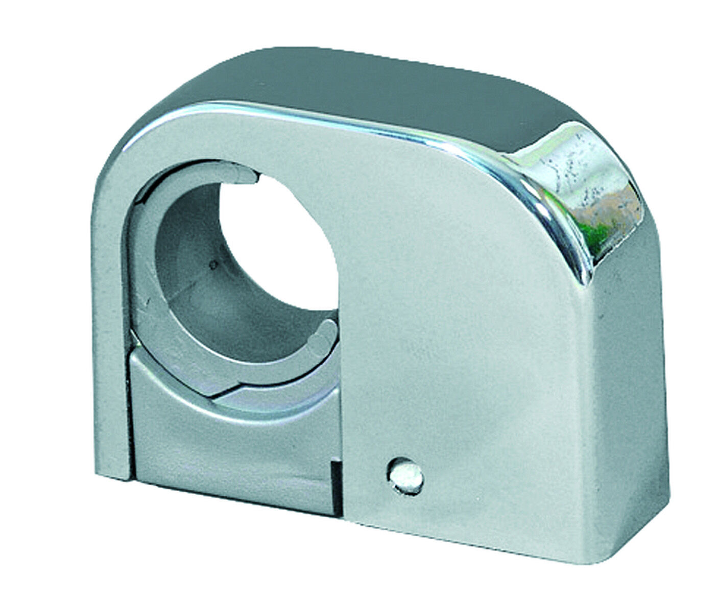 Enkel rørbærer Ø22/28 forkromet