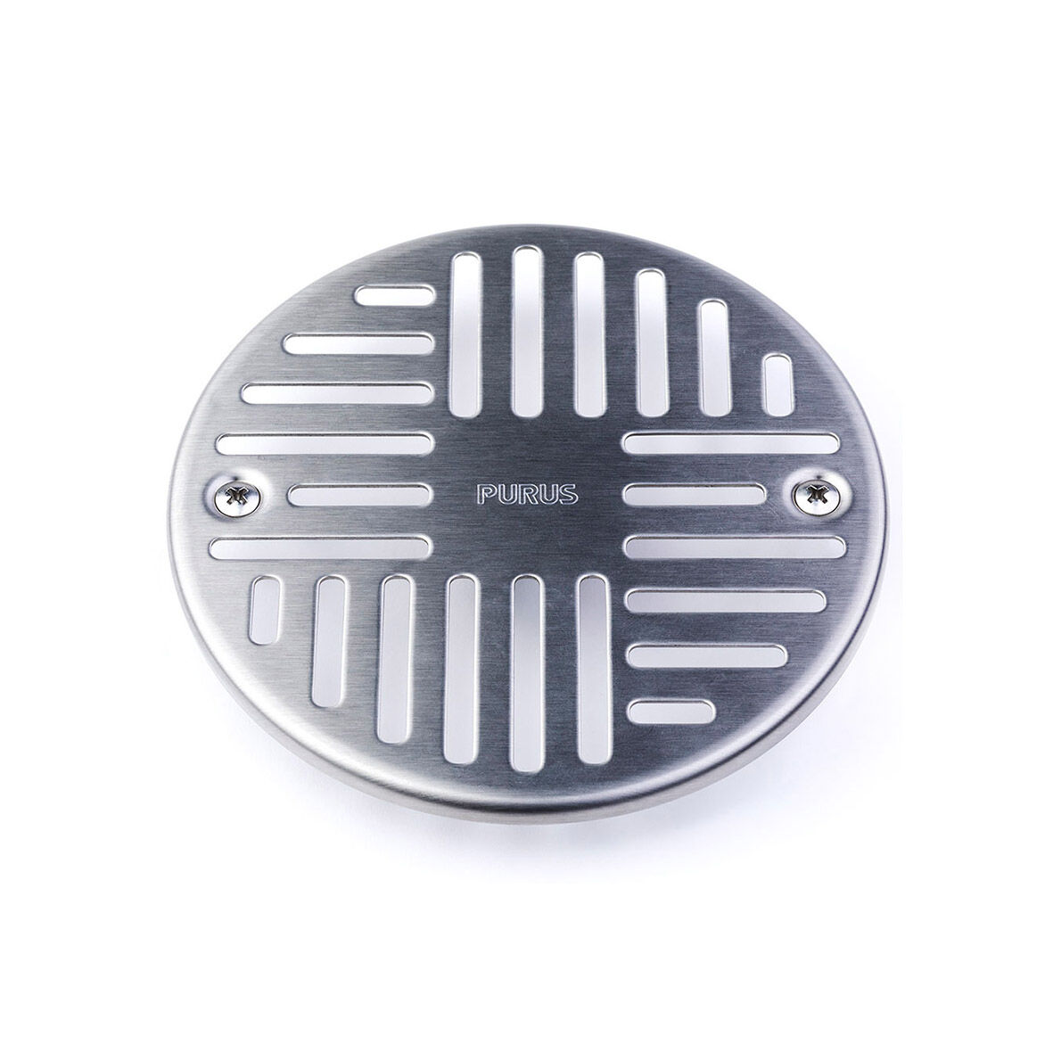 7130124 Golvbrunnssil Art Deco 150 rostfri med låsanordning