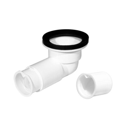 PUM utloppsvinkel badkar G40xØ40 slätända