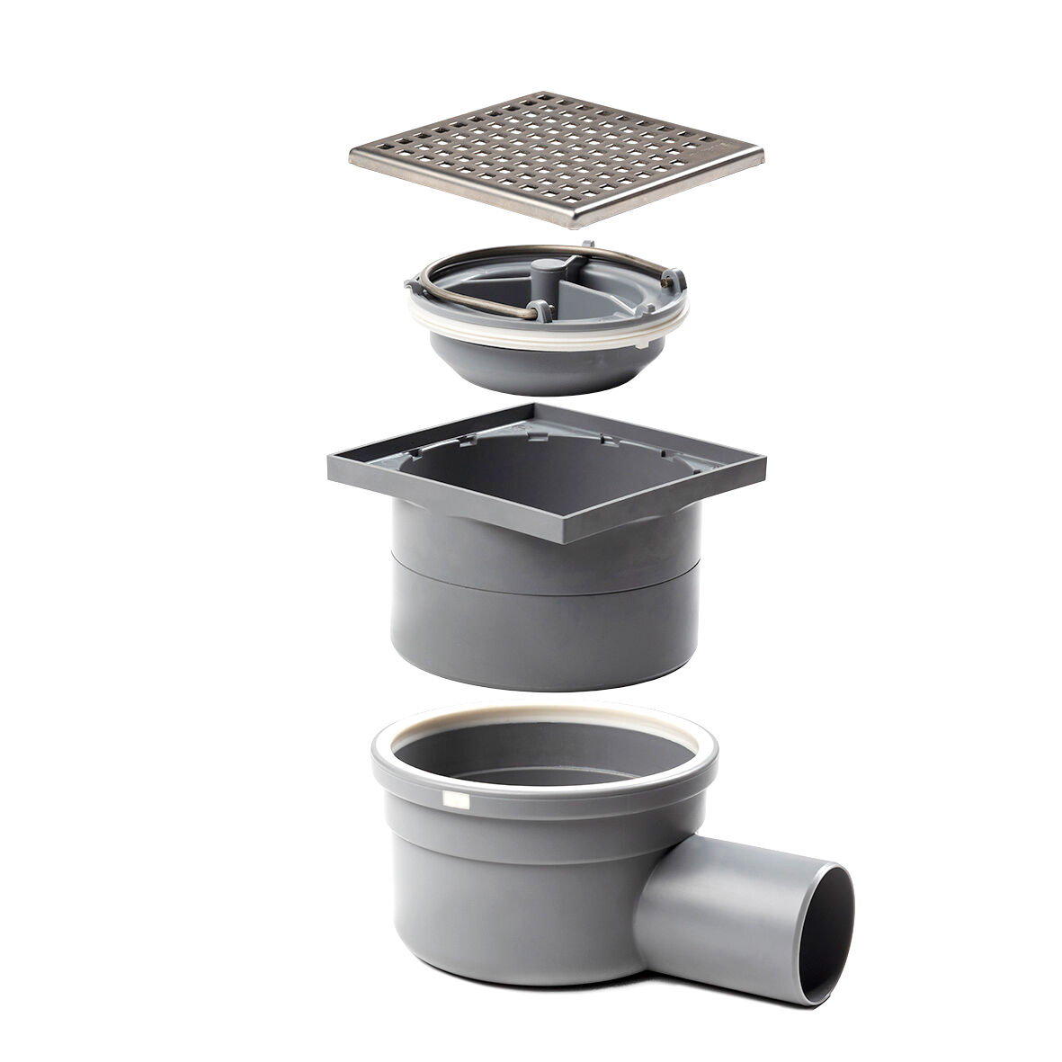 Floor drain Kvaser 50 side