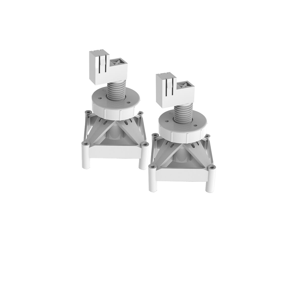 7141345 Golvbrunnsfixtur Purusstöd (2 st)